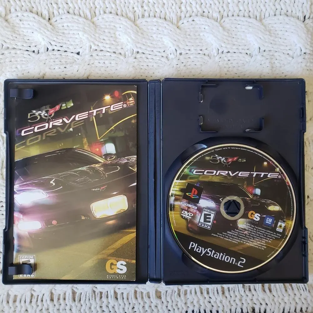 Sony PS2 Bundle Of 3 Racing Games: Gran‎ Turismo 3, Corvette, R:Racing Evolution